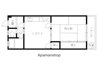 ヨシダマンション【106号室】の間取り