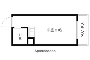 サンウィング桂【212号室】の間取り