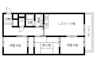 パティオヒロ【103号室】の間取り