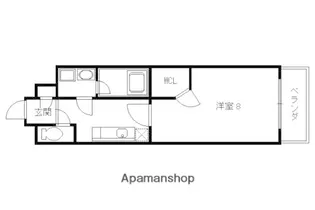 UNIETERNA京都壬生【307号室】の間取り