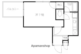 GRAFFITI MATSUI【202号室】の間取り