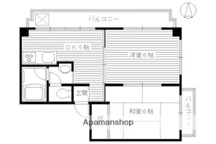 マンションさぬき【301号室】の間取り