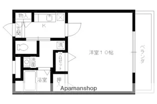 ROYAL PARK【101号室】の間取り