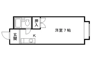テラスワン17【107号室】の間取り