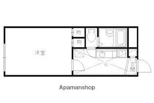レオパレス嵐山II【1階】の間取り