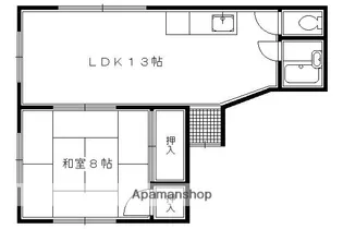 ラポーラ クローデュ【301号室】の間取り