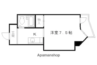 ユニハイツ【303号室】の間取り