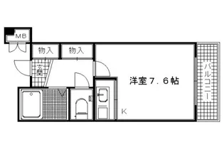 ハウス6【1階】の間取り