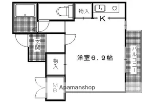 ハウス6【1階】の間取り