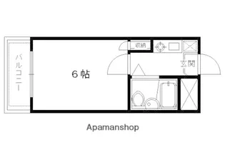 辻本マンション【403号室】の間取り