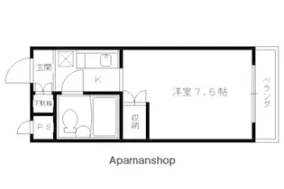 メゾン・ド・ハラ【2階】の間取り
