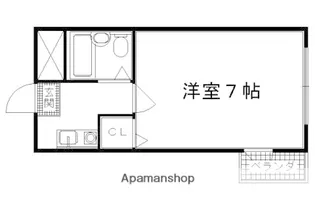 グランド桂【203号室】の間取り