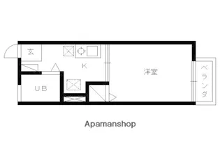 アルバトロスA【103号室】の間取り