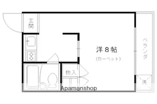 1Kの間取り画像