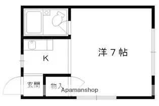 ハイツジュン【201号室】の間取り