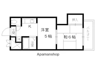 ラセットアベニュー【309号室】の間取り
