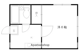 アビリティ桂【203号室】の間取り