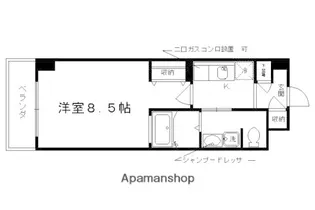 VIVIプリメラ【606号室】の間取り