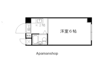 NRハイツ【402号室】の間取り