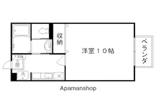 アムール西桂【A-208号室】の間取り