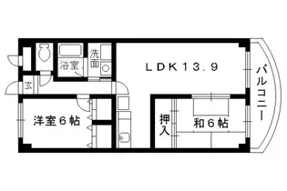 ベネッセ桂川【5階】の間取り