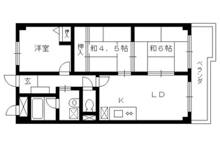 ロイヤルハイツ高塚II【303号室】の間取り