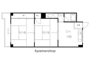 シャトー葛野【3階】の間取り