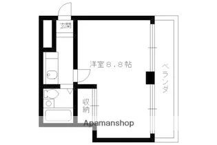 グレースハイム【202号室】の間取り