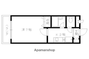 アストリア桂【103号室】の間取り