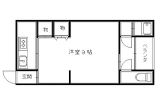 マンションローレル【16号室】の間取り