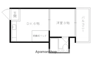 第1レジデンス春田【122号室】の間取り