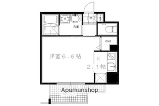 アスヴェル京都西京極【401号室】の間取り