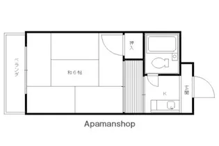 メゾンYAMAMOTO【2D号室】の間取り