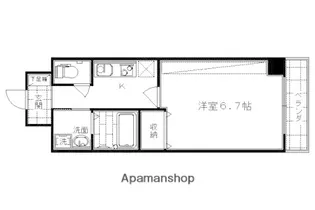 GRAND ETERNA京都西京極【610号室】の間取り