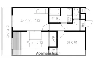 ジュンパルティール【1階】の間取り