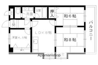 今井ドゥーズィエム【501号室】の間取り
