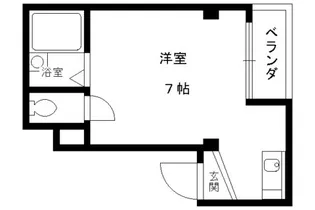 パレスオブタクティクス【206号室】の間取り