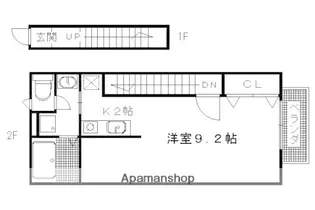 ベルリード二条【202号室】の間取り