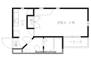 D’S JUNO【203号室】の間取り