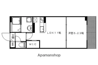 ルミエール西洞院【105号室】の間取り