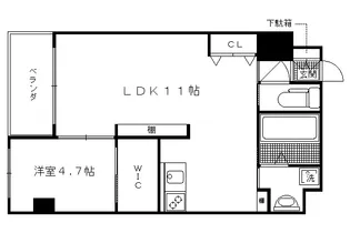 ラスパルマス京都円町【2階】の間取り