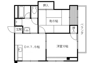 グリーンハイツ桂【301号室】の間取り