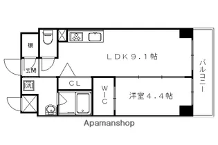 SHAMAISON JJ【502号室】の間取り