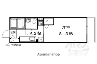 グラン アルカンシェル【3階】の間取り