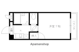 パラーシオ聚楽【307号室】の間取り