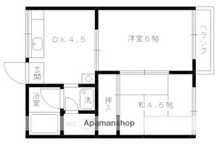 ハイツ野村【103号室】の間取り