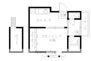 コーポ未麗妙心寺【201号室】の間取り