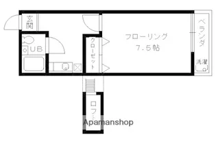 コーポ未麗妙心寺【205号室】の間取り