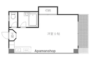 メゾンベルジュール【206号室】の間取り