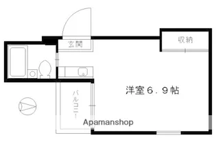 エクセレントビル夷川【403号室】の間取り